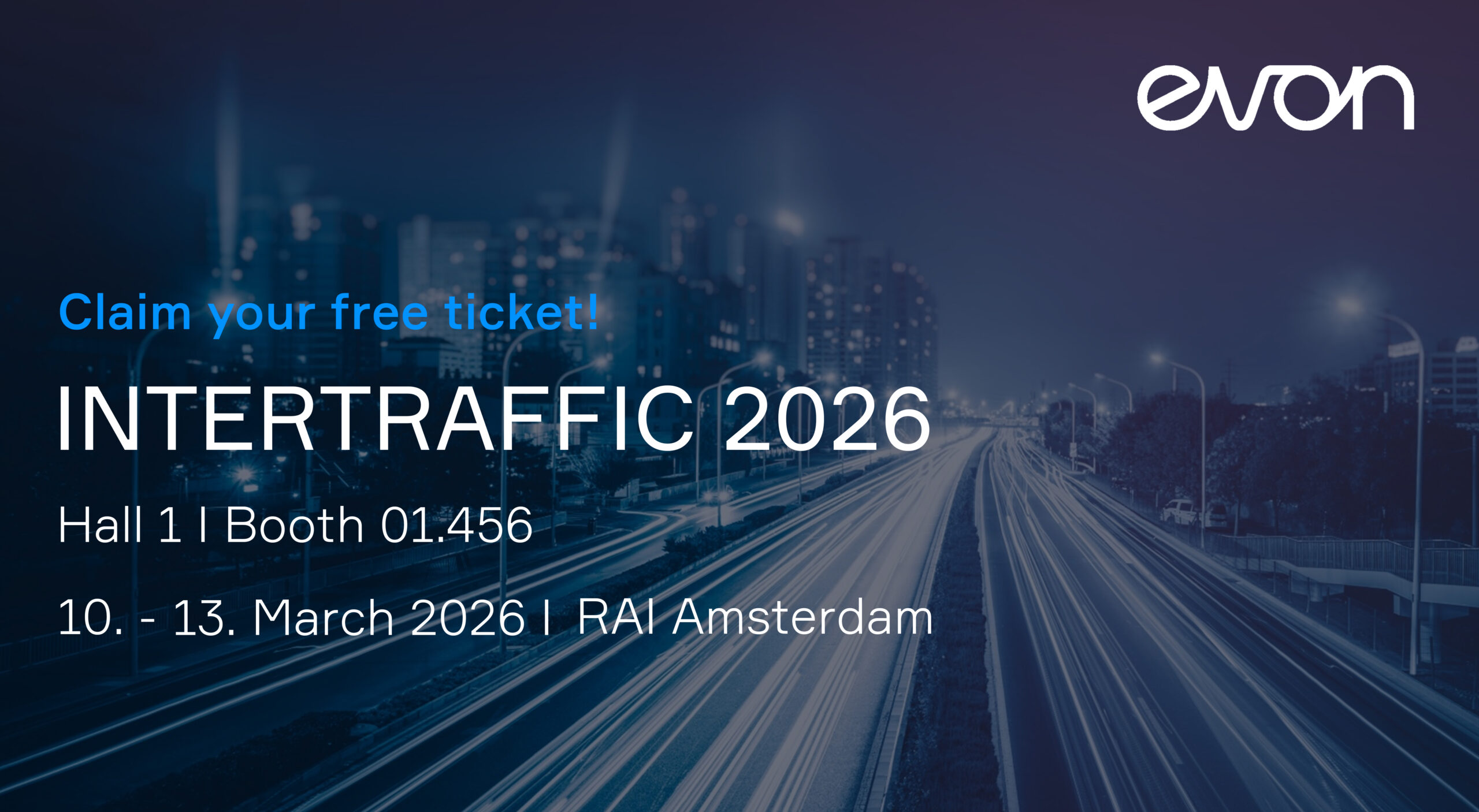 evon at Intertraffic Amsterdam 2026